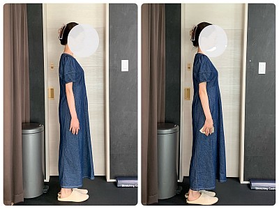 姿勢修正