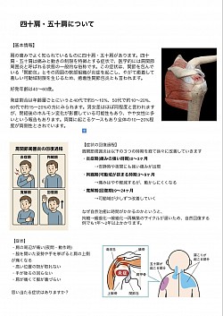 四十肩・五十肩について①
